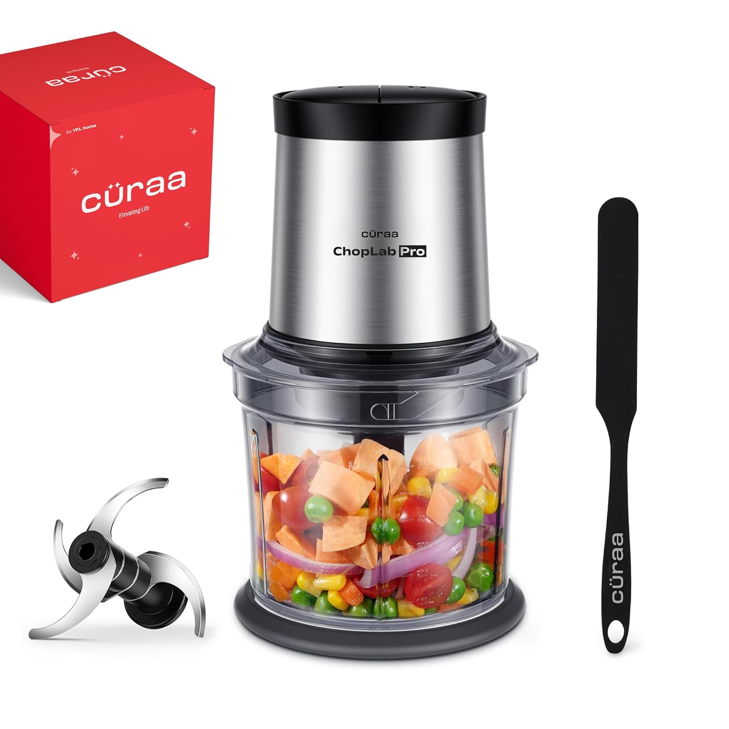 Cüraa by YFL home ChopLab Pro Electric Vegetable Chopper